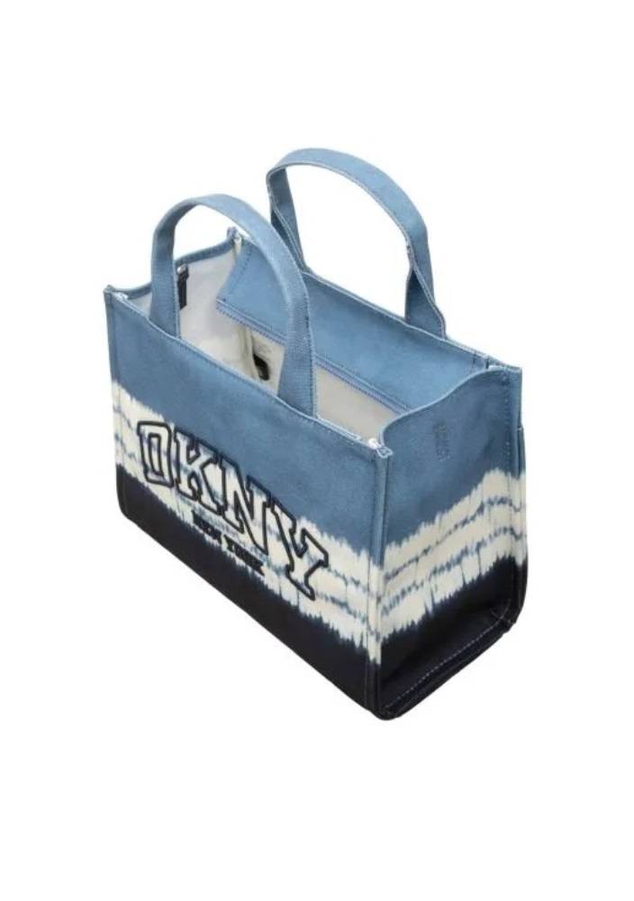DKNY HADLEE PRINTED CANVAS MEDIUM TOTE BAG