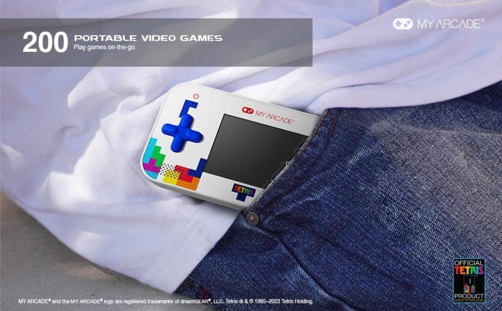 MY ARCADE GAMER V CLASSIC TETRIS PORTABLE GAMING SYSTEM (201 GAMES IN 1)