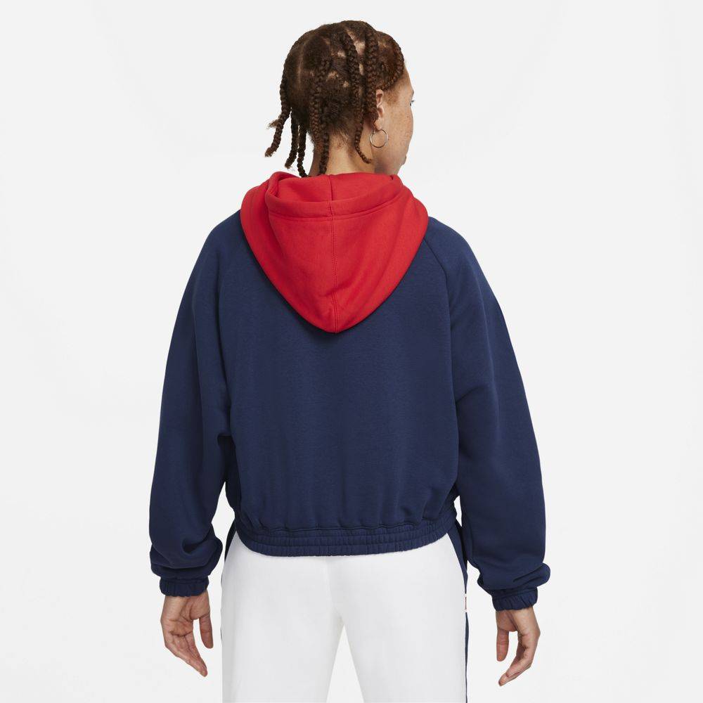 NIKE JORDAN PARIS SAINT-GERMAIN WOMENS FLC HOODIE