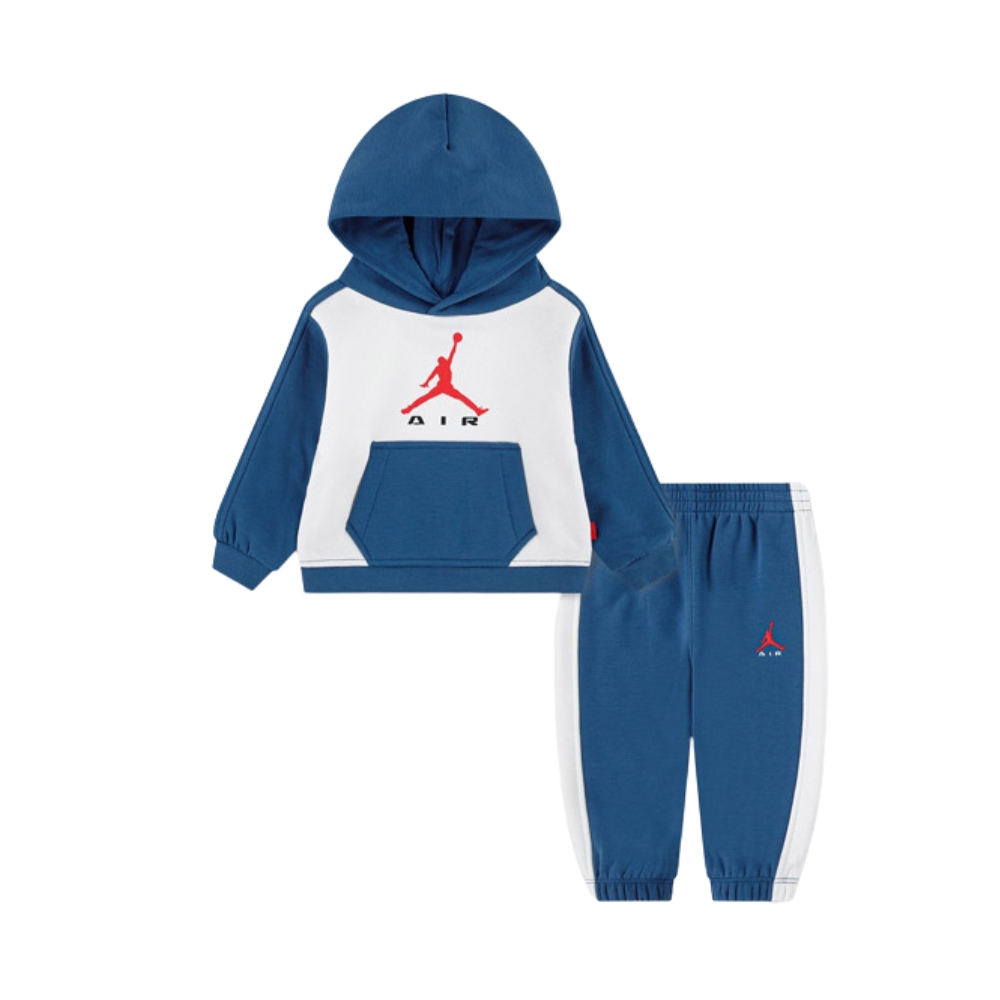 NIKE JORDAN LITTLE KIDS MJ AIR HBR HOODIE SET