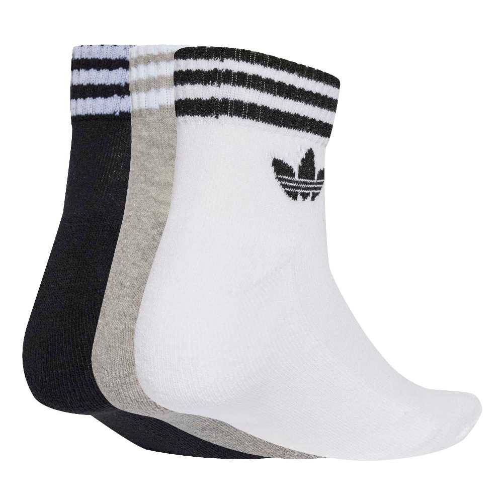 ADIDAS ORIGINALS 3S ANKLE SOCKS 3-PACK