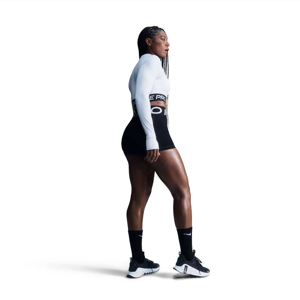 NIKE PRO DRI-FIT 365 CROPPED LONG-SLEEVE TOP