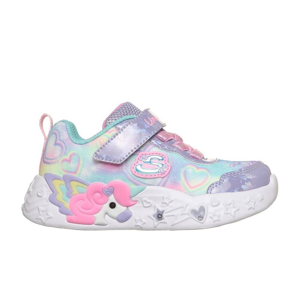 SKECHERS S-LIGHTS: UNICORN CHARMER - LIL HEART SPARKLES