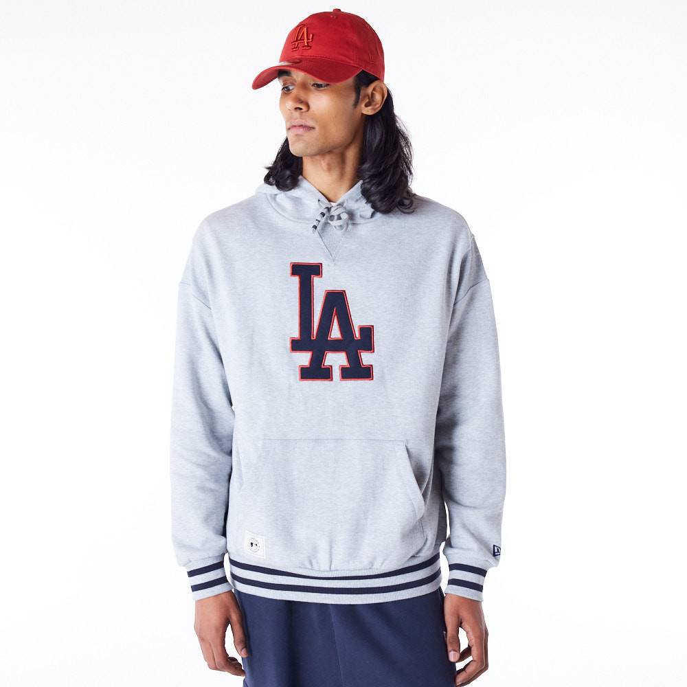 NEW ERA MLB RIB INFILL OVERSIZE HOODIE LOS ANGELES DODGERS