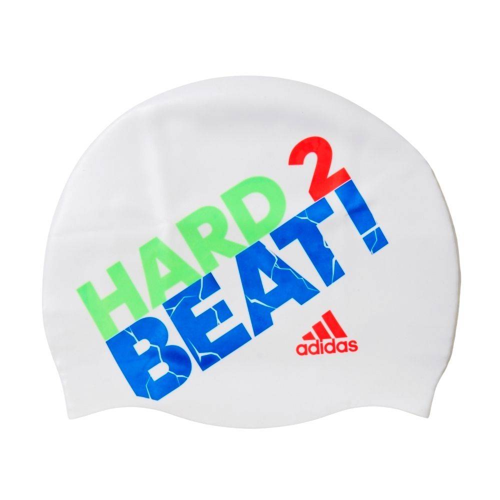 ADIDAS SLOGAN SWIMMING CAP