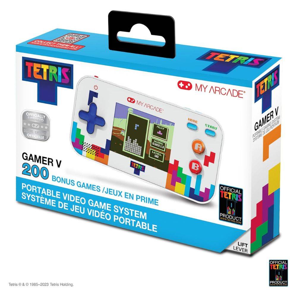 MY ARCADE GAMER V CLASSIC TETRIS PORTABLE GAMING SYSTEM (201 GAMES IN 1)