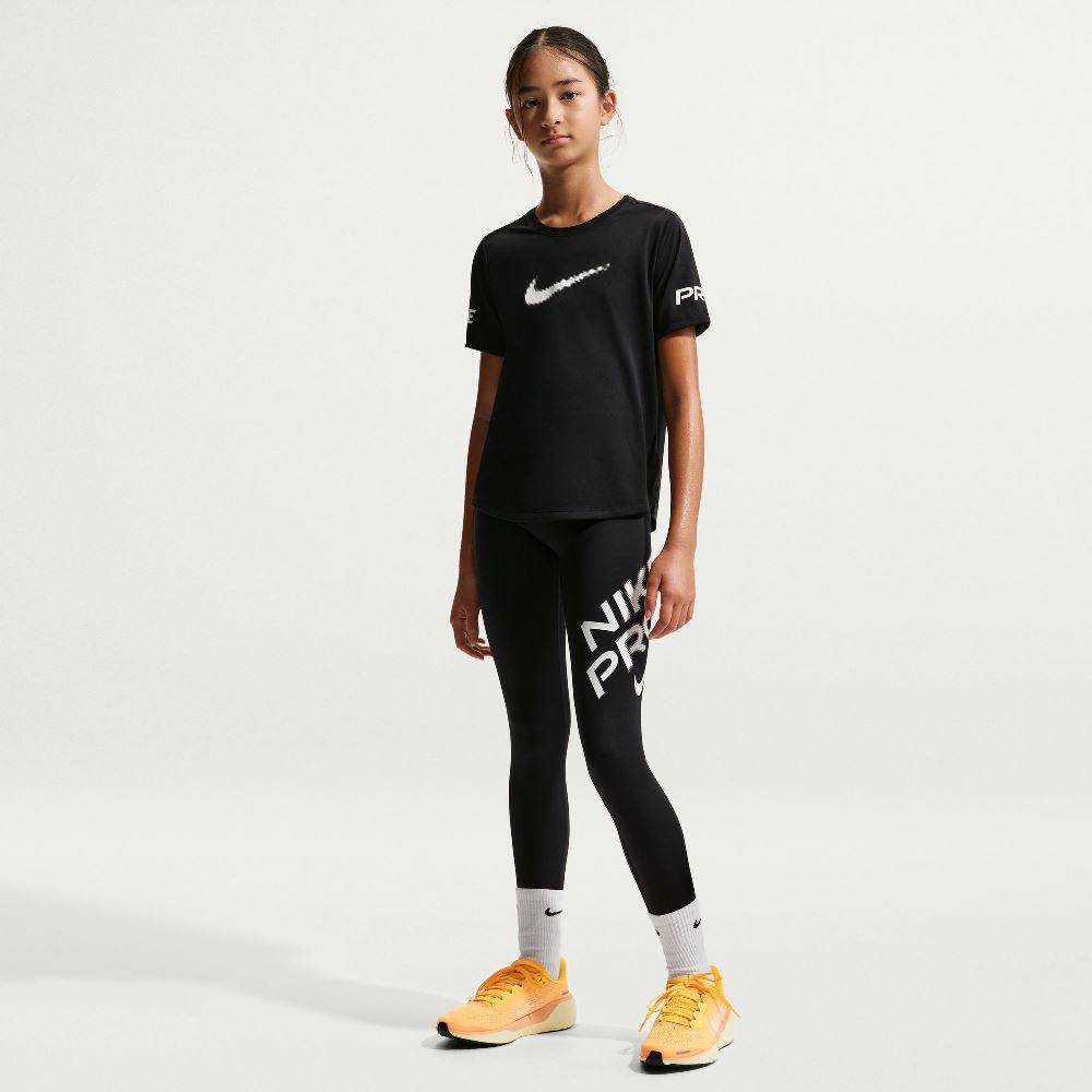 NIKE PRO GIRLS DRI-FIT LIGHTWEIGHT LEGGINGS