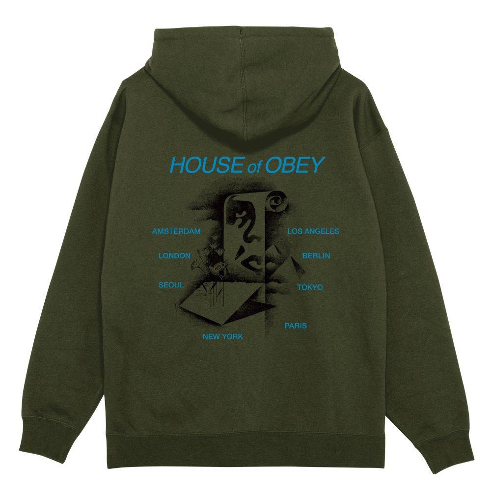 OBEY PYRAMID SCROLL FLEECE