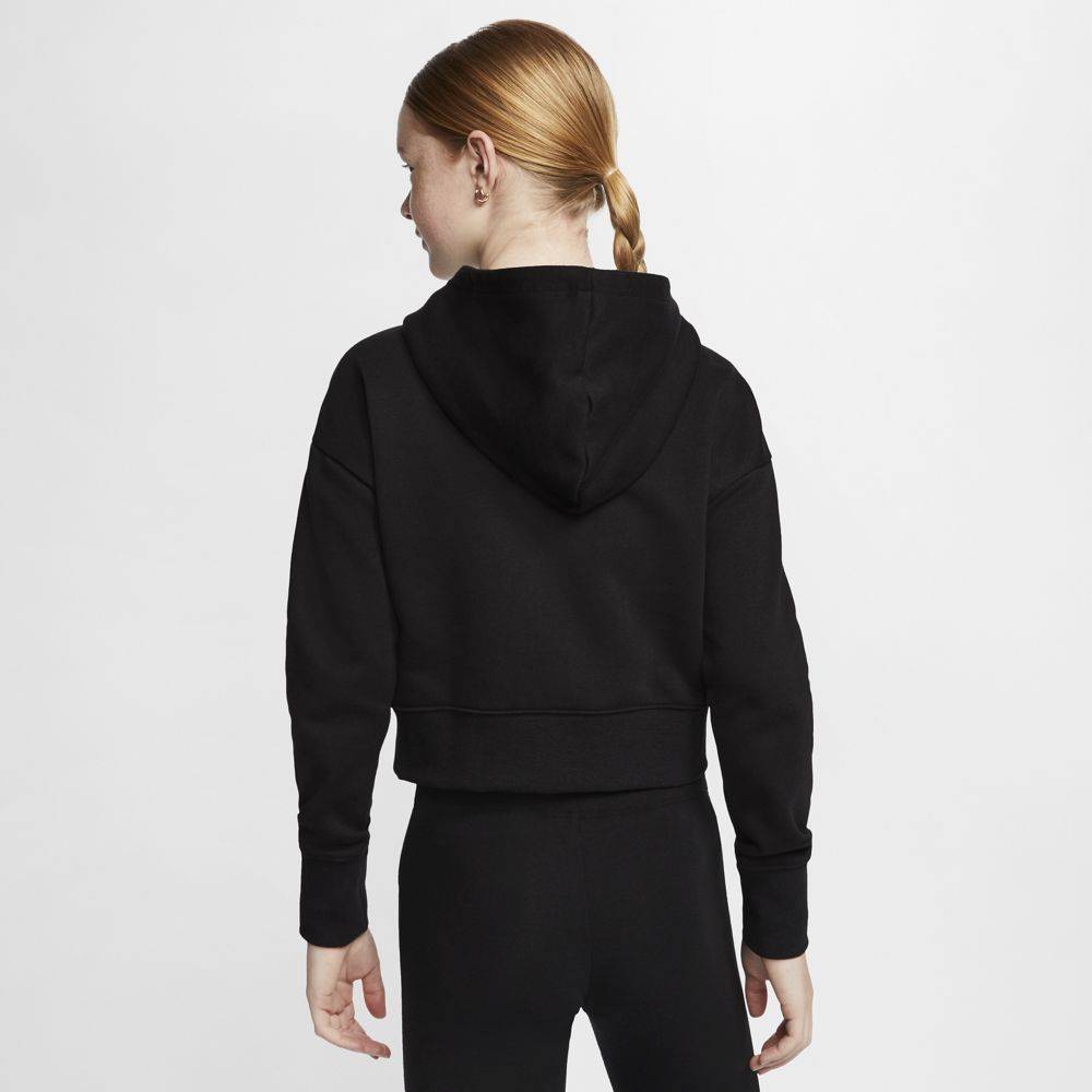 NIKE GIRLS AIR CROPPED FT HOODIE