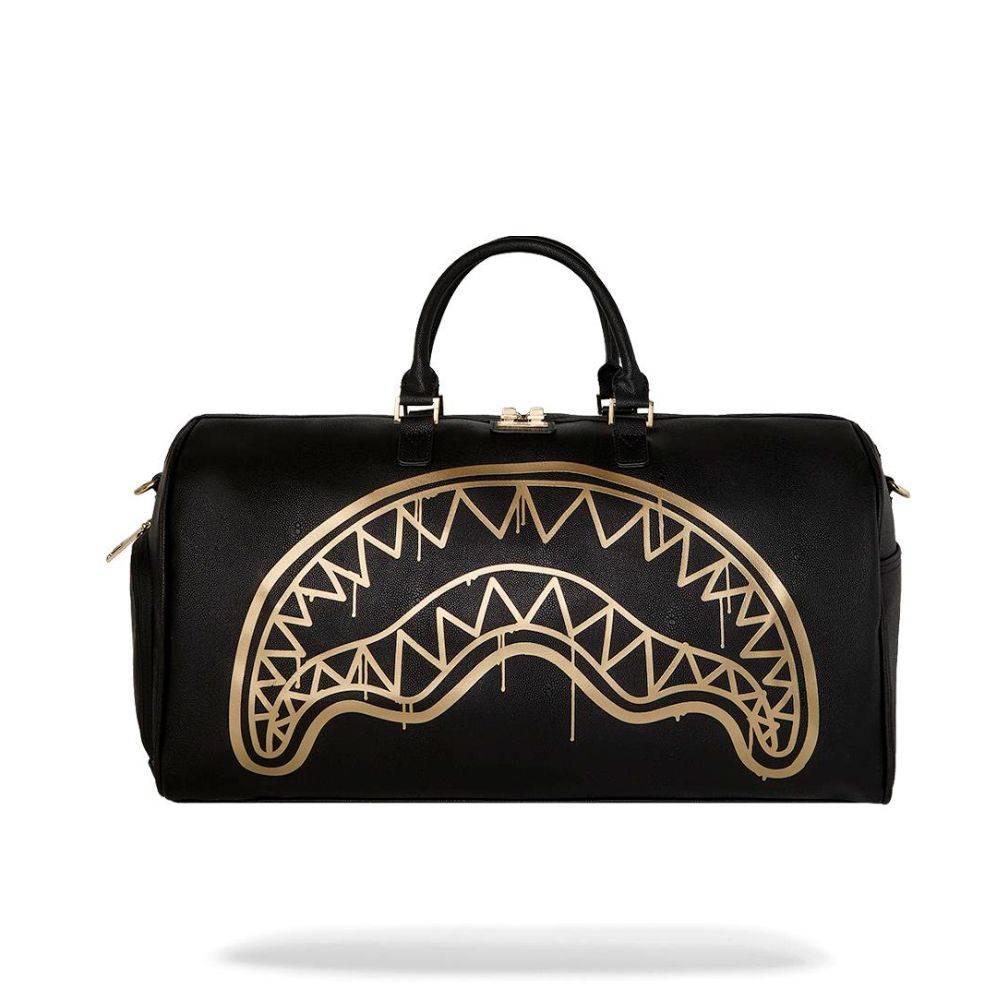 SPRAYGROUND THAT GOLD DRAP DUFFLE
