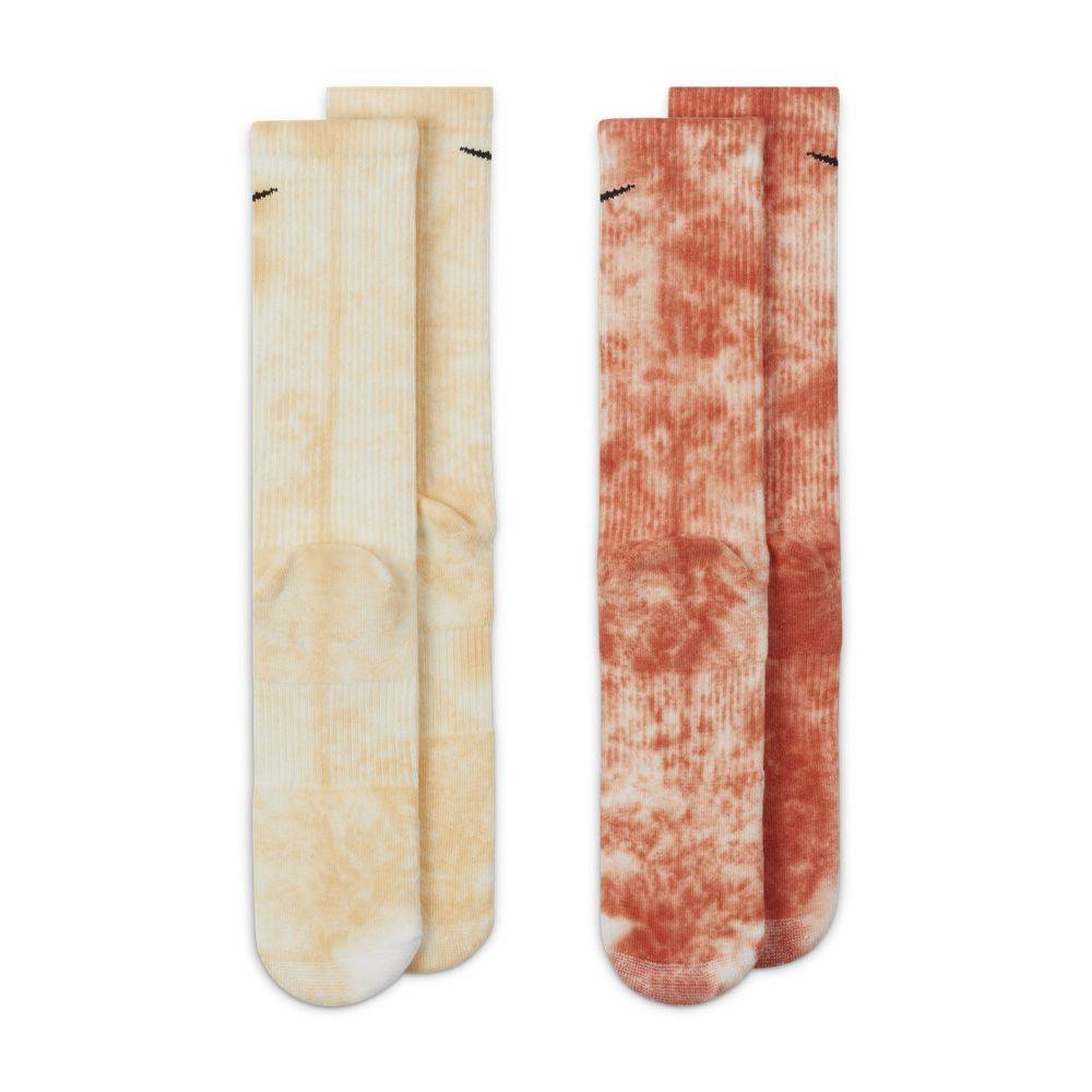 NIKE EVERYDAY PLUS CUSHIONED CREW TIE-DYE 2-PAIRS