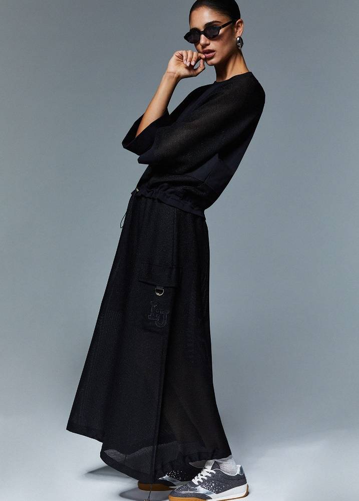 LIU JO LONG MESH SKIRT