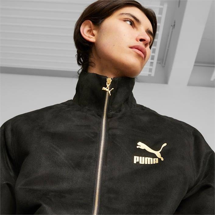 PUMA T7 RECLAIM SUEDE TRACK JACKET