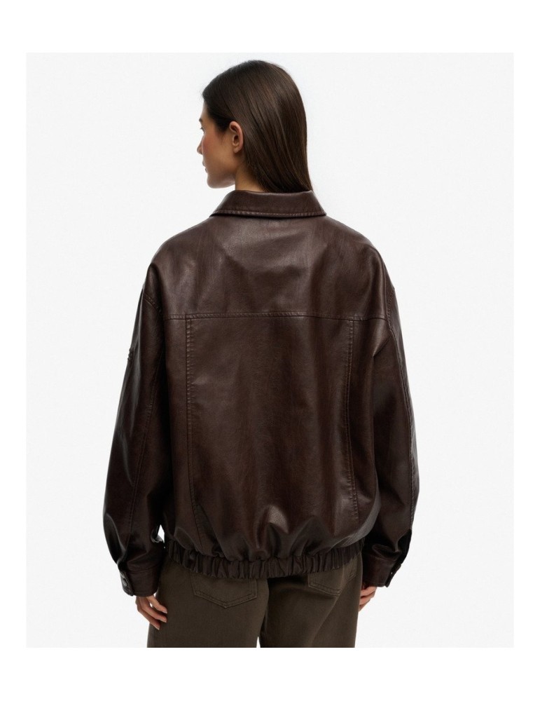 SUPERDRY COLLARED OVERSIZED BOMBER