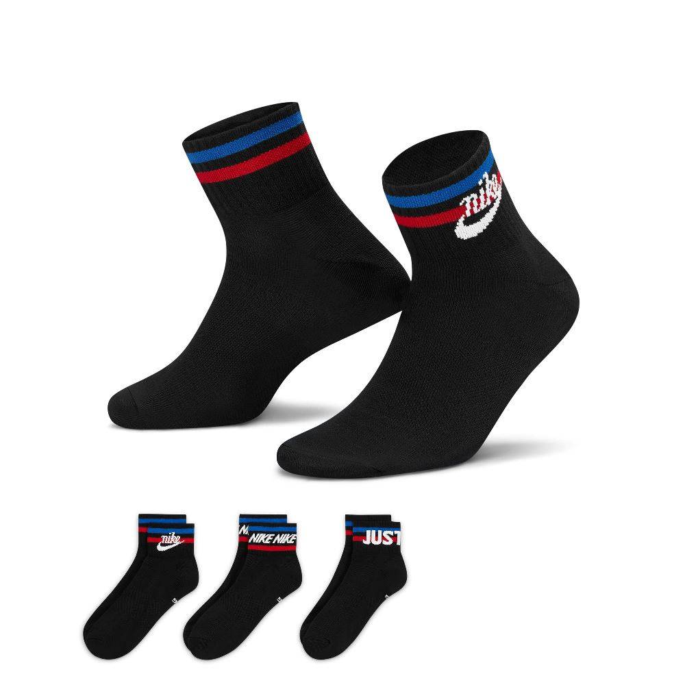 NIKE EVERYDAY ESSENTIAL 3-PAIRS ANKLE SOCKS