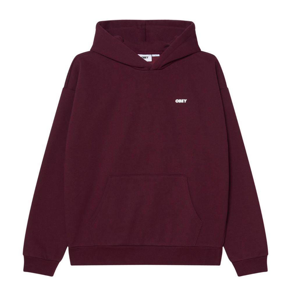 OBEY BOLD STAR EXTRA HEAVY HOOD FLEECE
