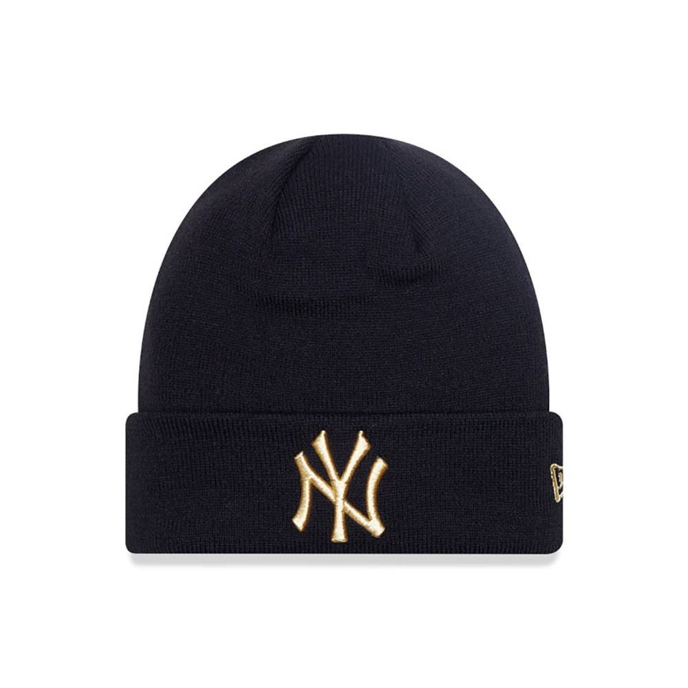 NEW ERA METALLIC BEANIE NEW YORK YANKEES