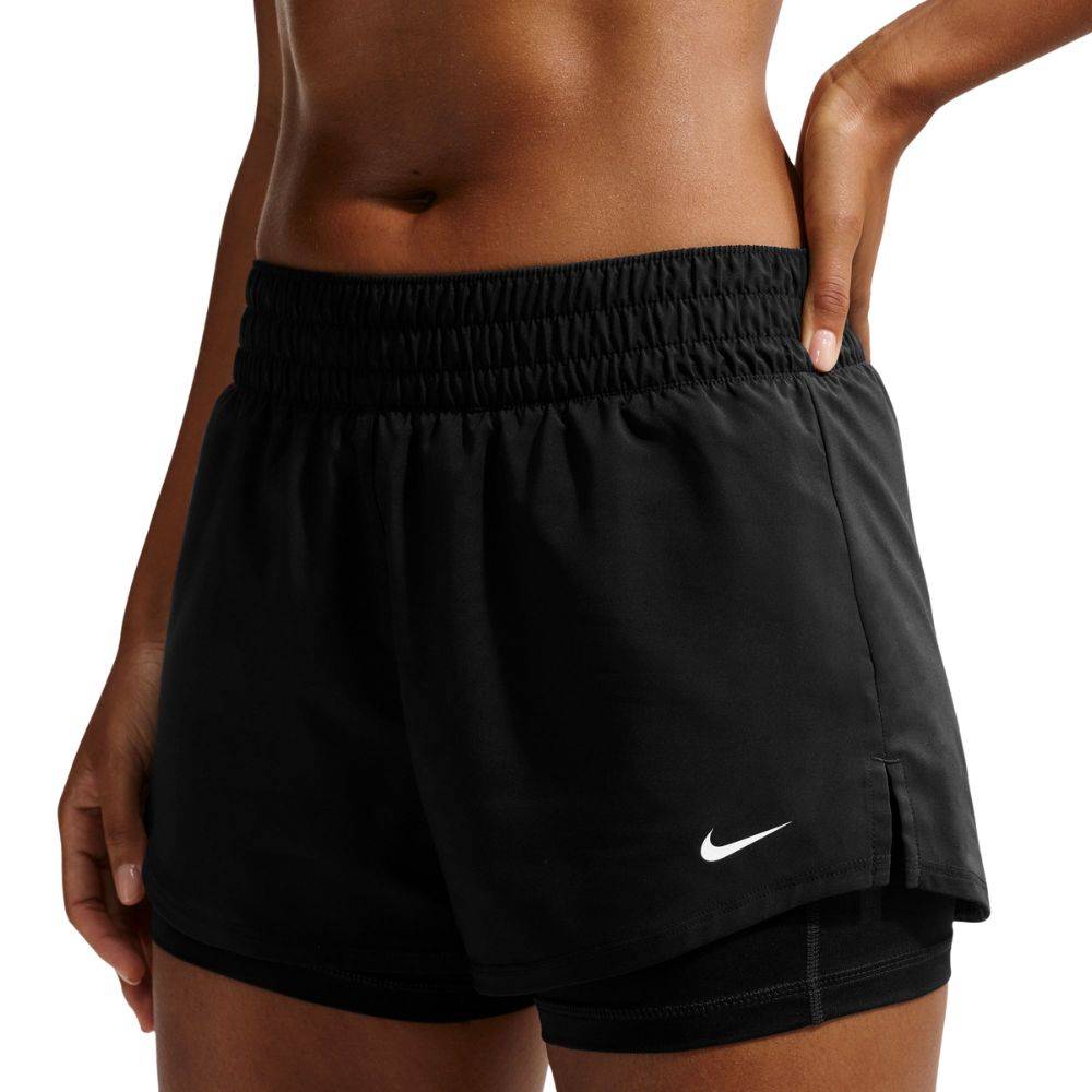 NIKE ONE DRI-FIT MEDIUM-RISE 2 IN 1 SHORT