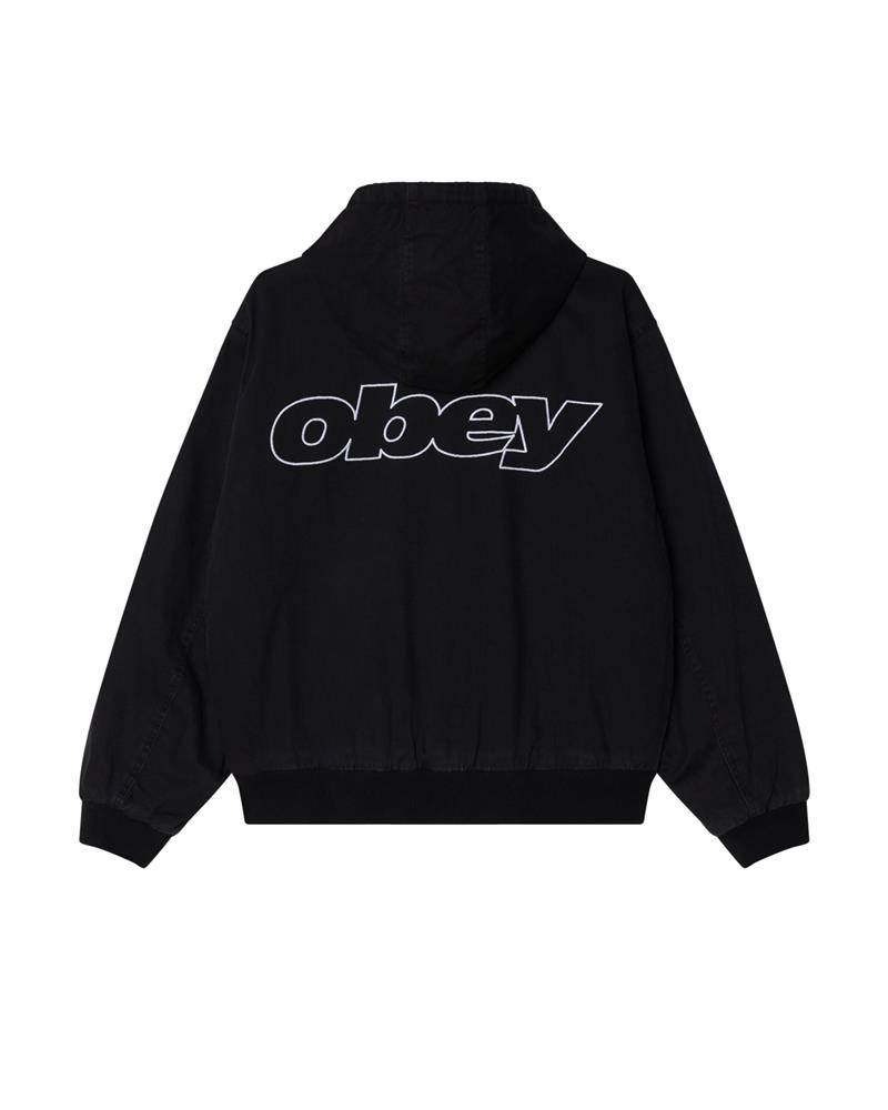 OBEY RANDY ZIP UP HOOD