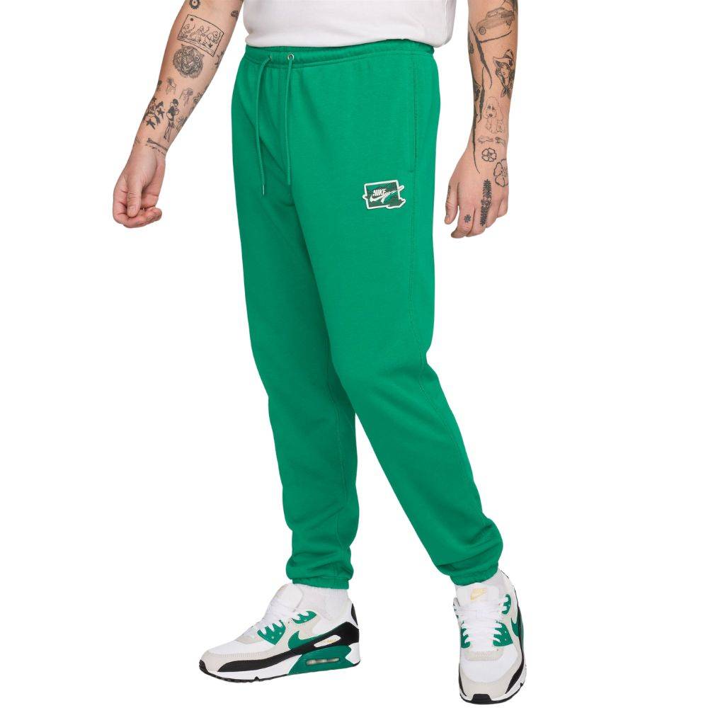 NIKE CLUB FRENCH-TERRY BOLT CUFFED PANT