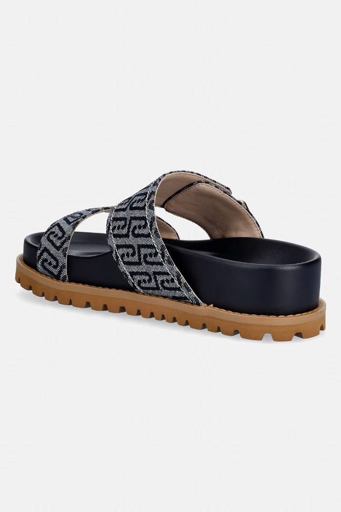 LIU JO LIVIA 02 - MONOGRAM JACQUARD SANDAL