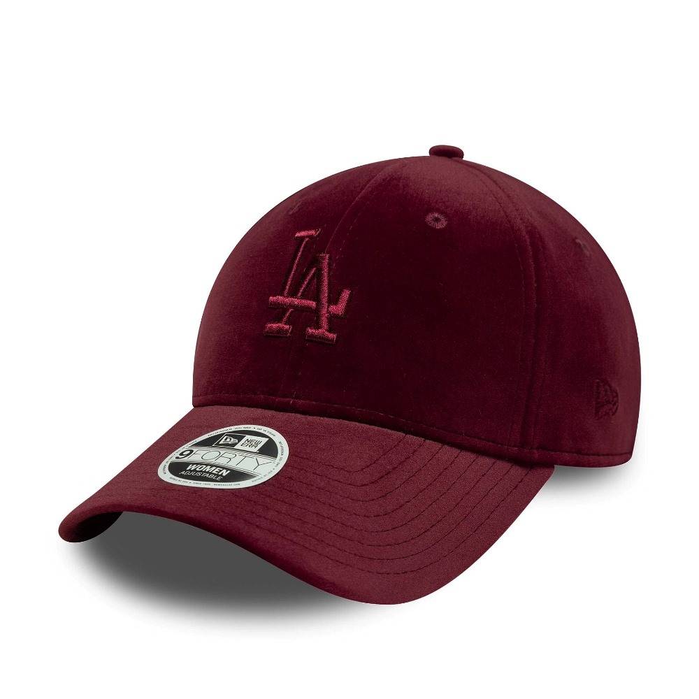 NEW ERA WMNS VELOUR 9FORTY LOS ANGELES DODGERS ADJUSTABLE CAP