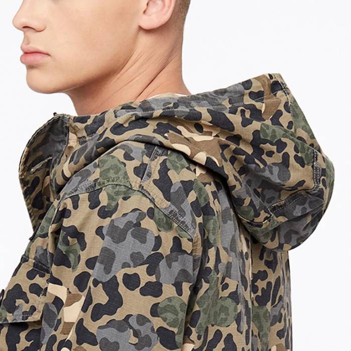 CONVERSE CAMO COTTON UTILITY JACKET MENS