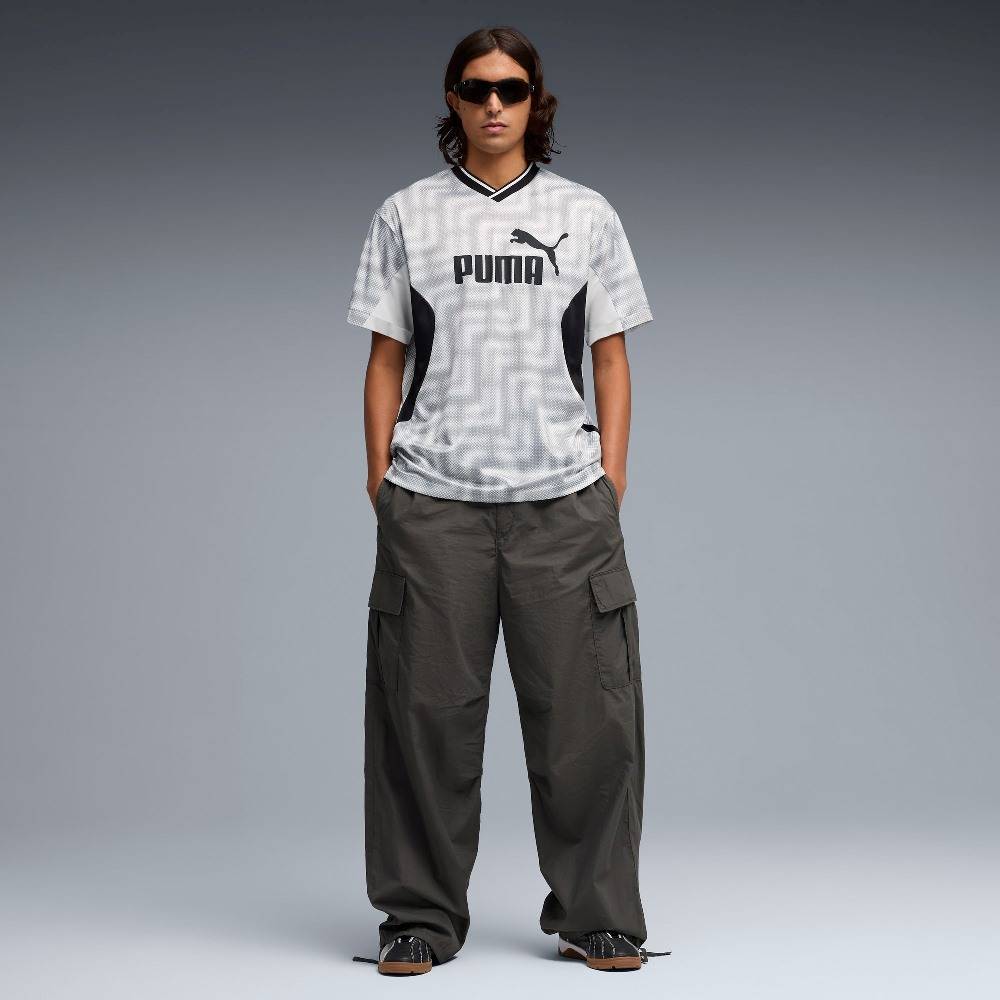 PUMA ESS BLOCK RELAXED FOOTBALL JERSEY
