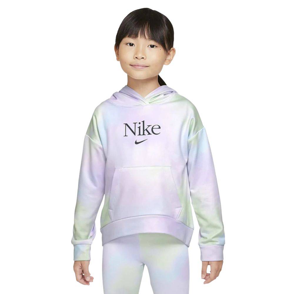 NIKE LITTLE GIRLS AURA ALL-OVER-PRINT HOODIE