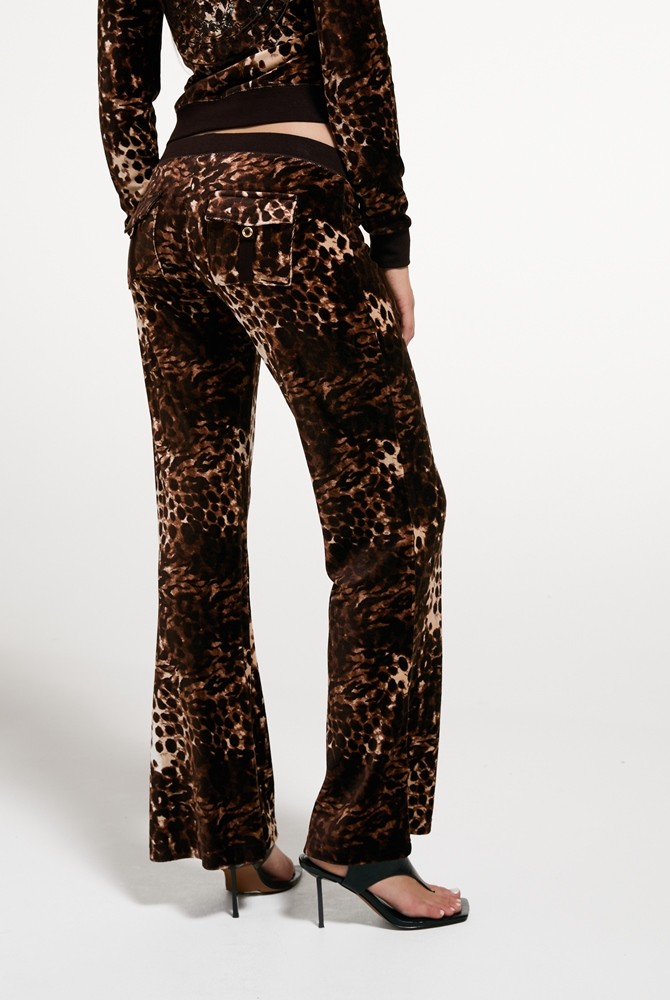JUICY COUTURE ABSTRACT ANIMAL CAISA TRACKPANT