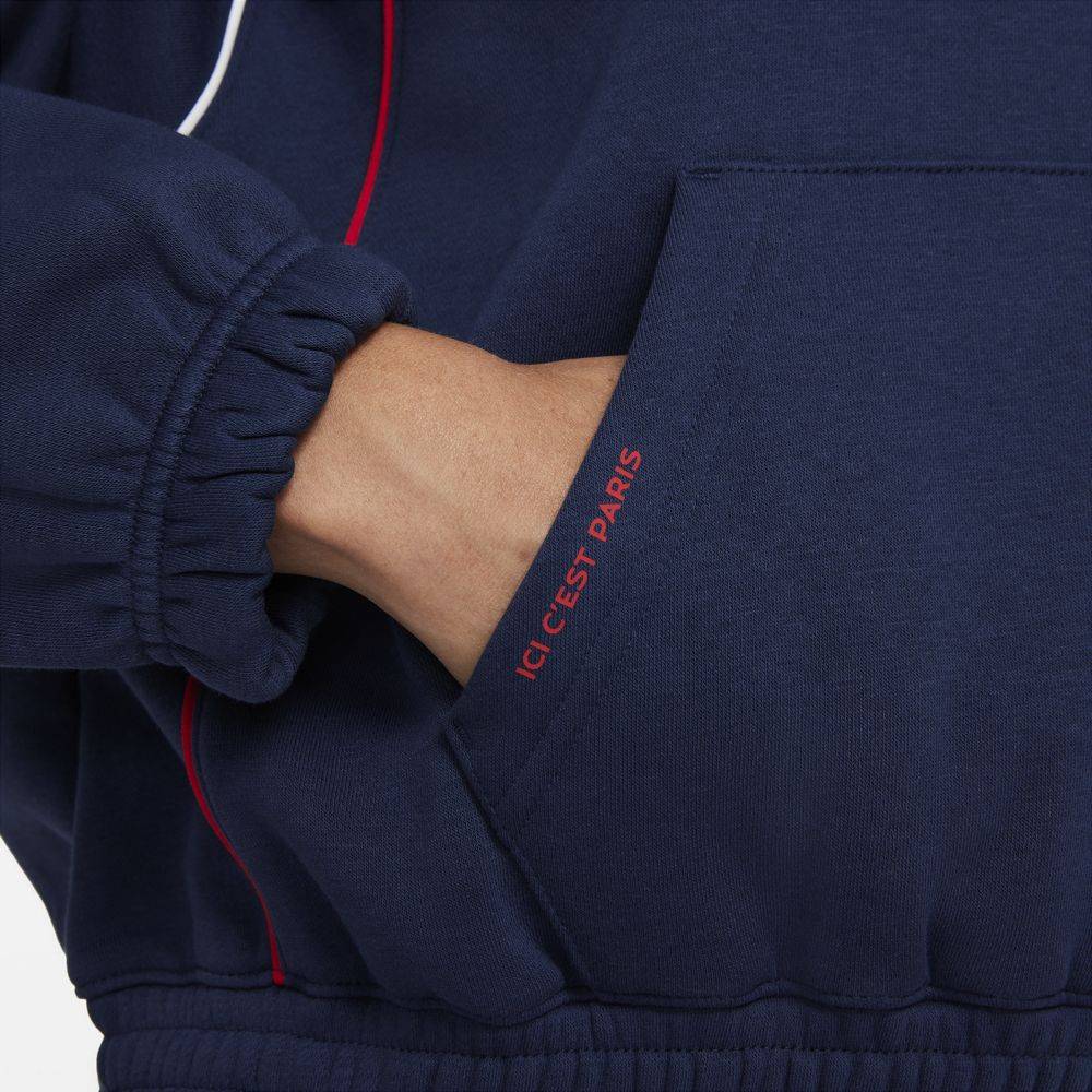 NIKE JORDAN PARIS SAINT-GERMAIN WOMENS FLC HOODIE