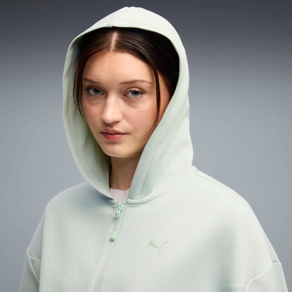 PUMA PUMATECH SENSE FULL-ZIP SOFT TOUCH DRYCELL HOODIE DK
