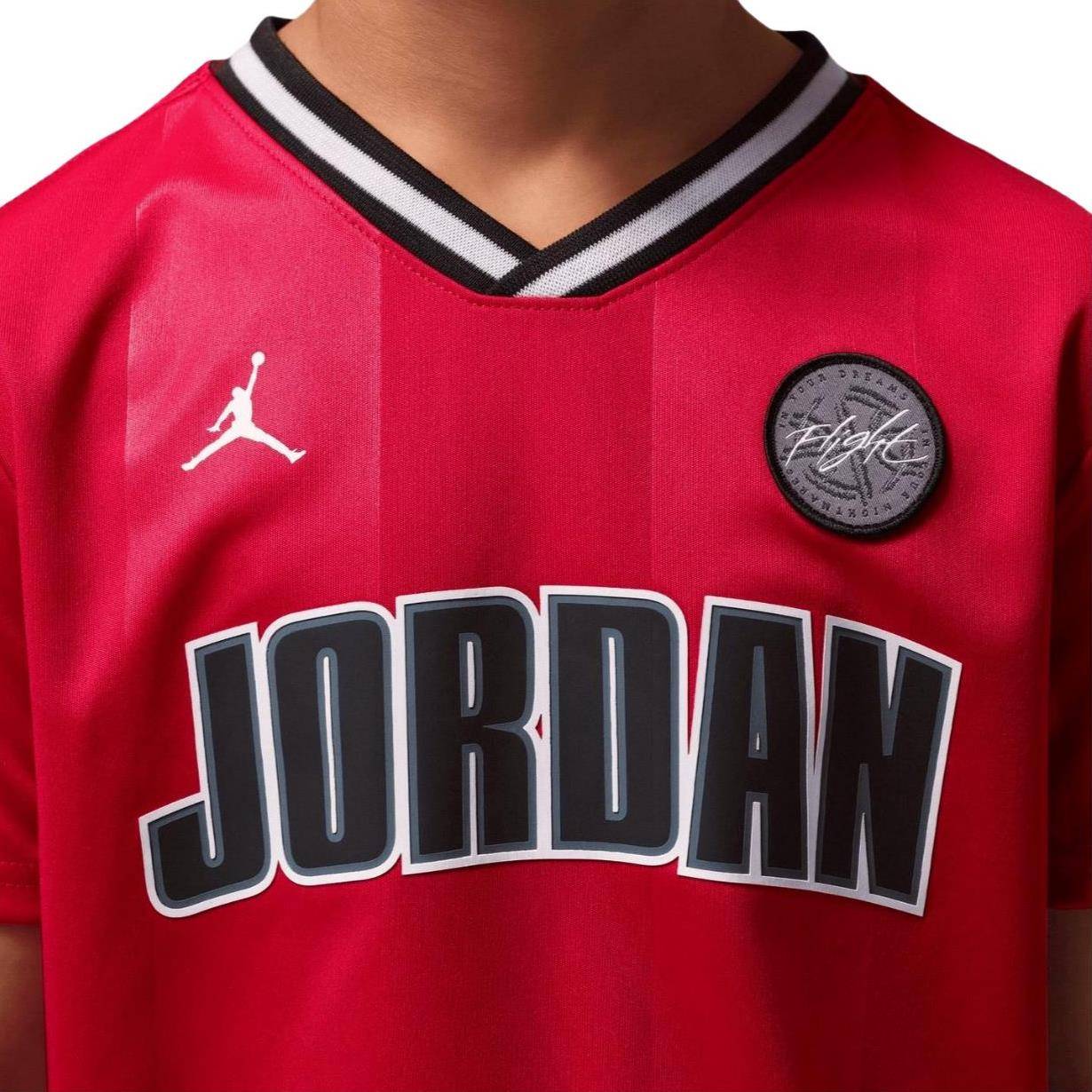 NIKE JORDAN LITTLE BOYS MJ SPORT JERSEY MESH SHORT SET