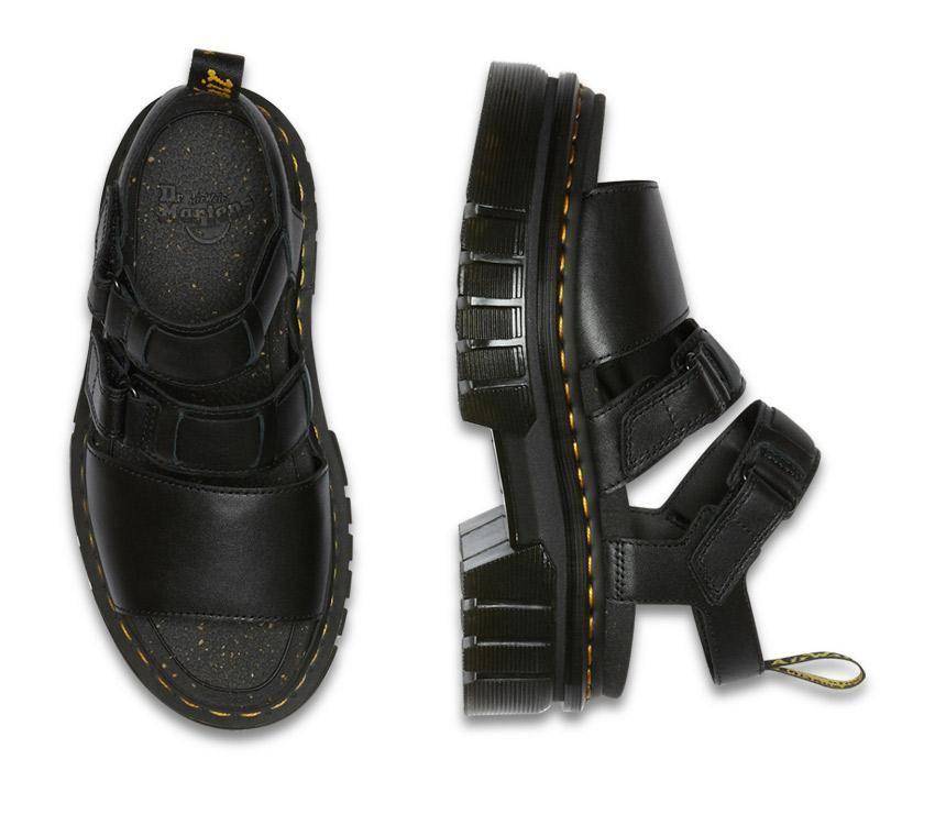 DR. MARTENS RICKI NAPPA LUX 3-STRAP SANDAL