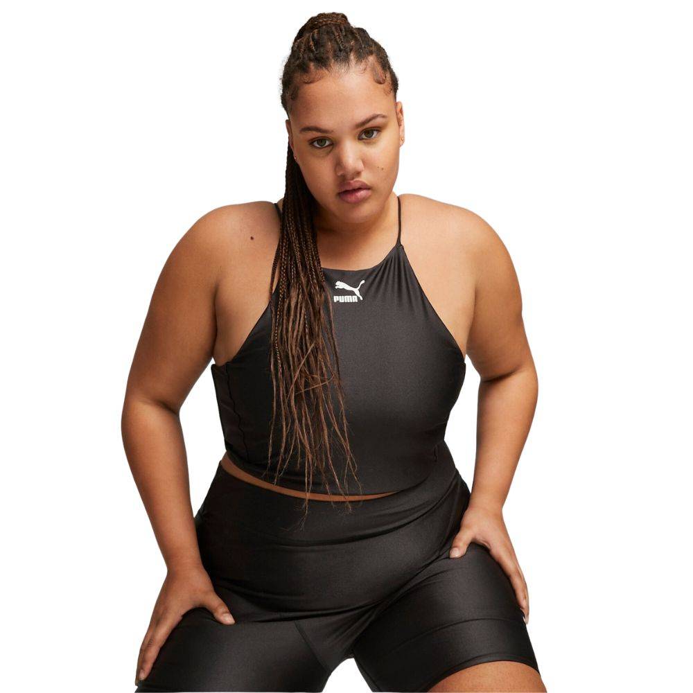 PUMA T7 SHINY CROP TOP