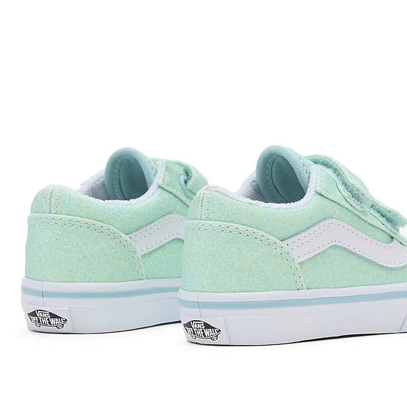 VANS OLD SKOOL VELCRO GLITTER INFANT SHOES