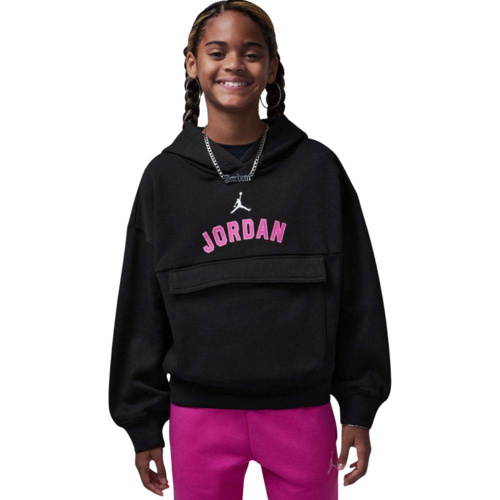 NIKE JORDAN GIRLS BLUE JEANS & BLING PO HOOD
