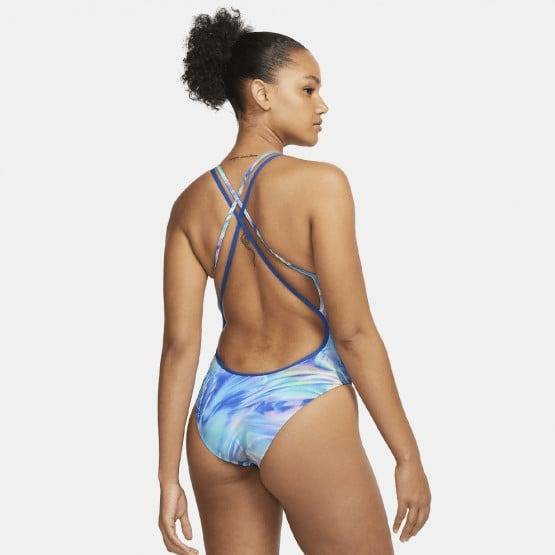 NIKE WOMENS SPIDERCUT ONE-PIECE SWIMSUIT