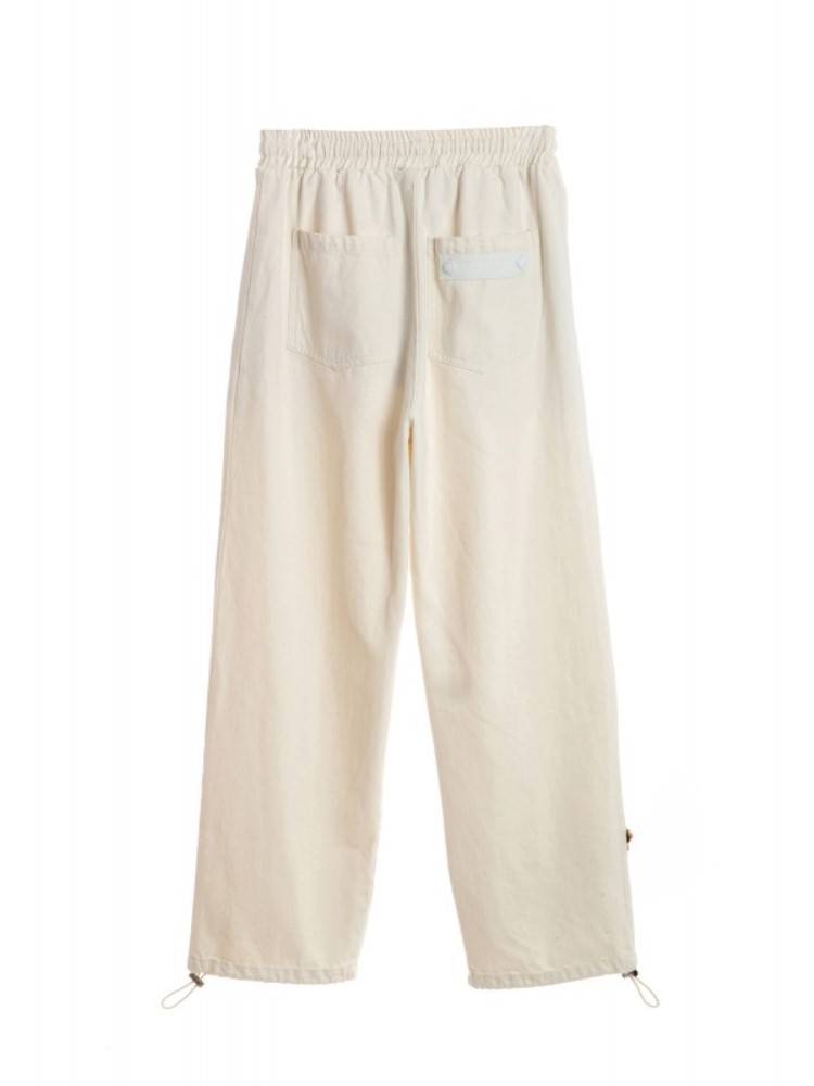 MWM TEDDY BEAR WIDE LEG DENIM PANTS