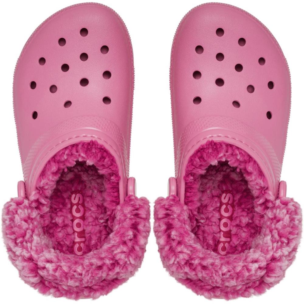 CROCS KIDS' CLASSIC FLEECE LINED CLOG