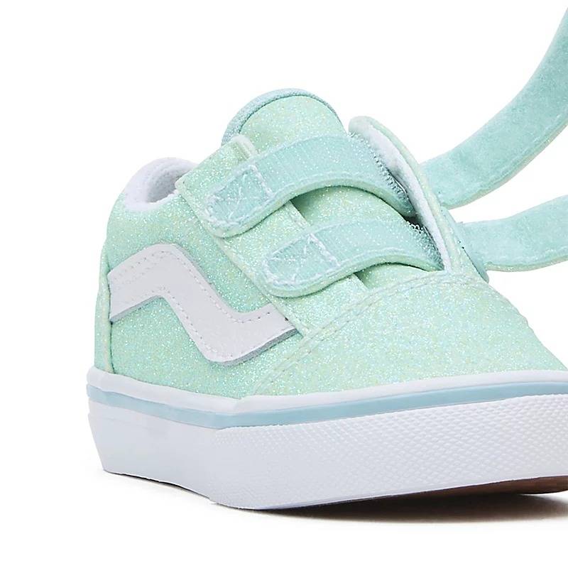 VANS OLD SKOOL VELCRO GLITTER INFANT SHOES