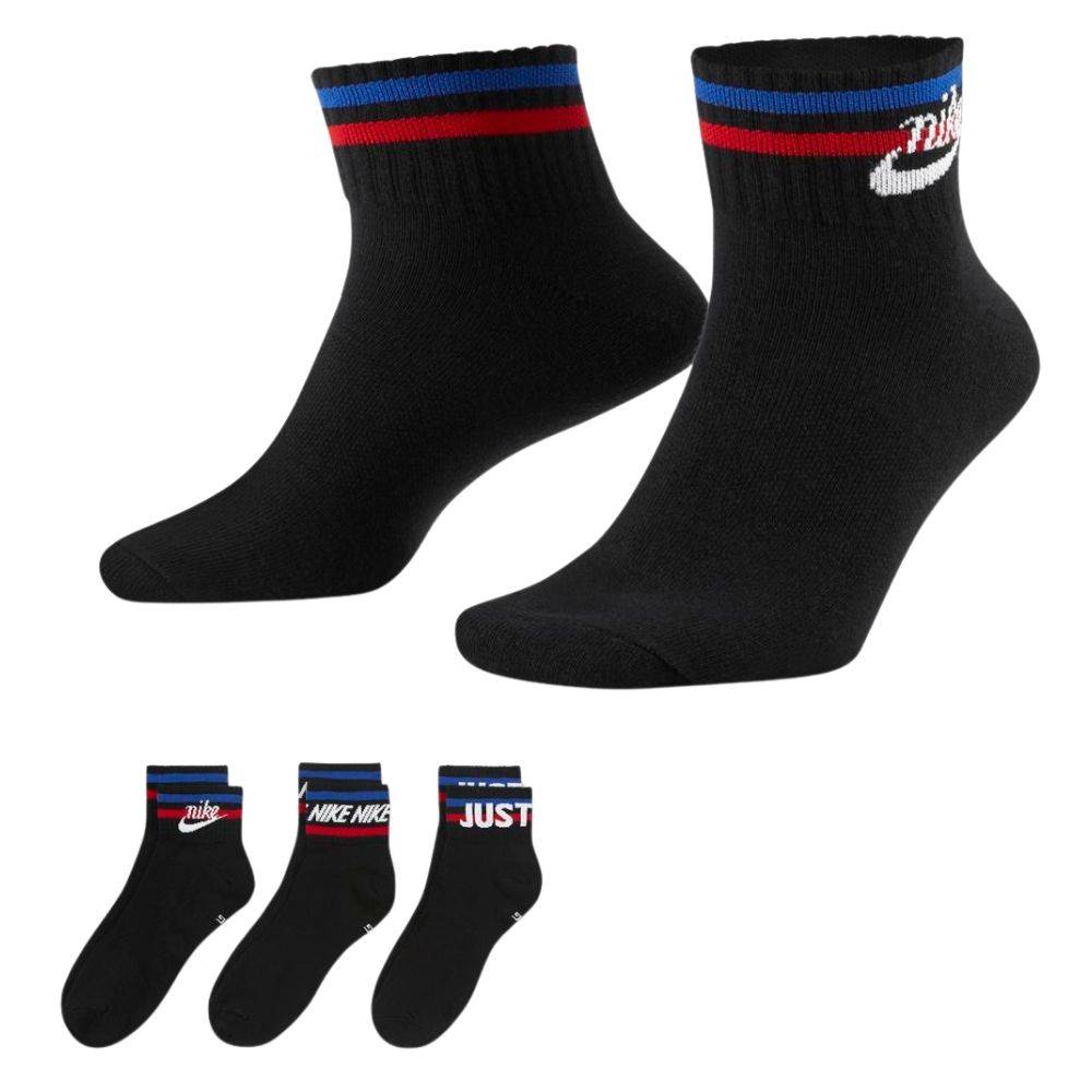 NIKE EVERYDAY ESSENTIAL 3-PAIRS ANKLE SOCKS
