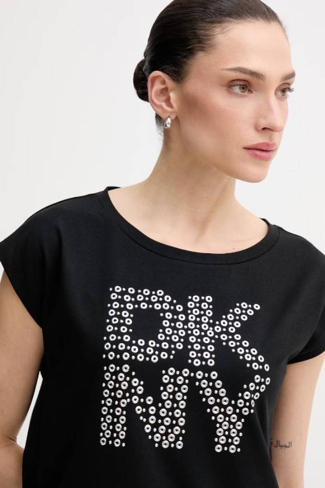 DKNY GROMMET LOGO TEE
