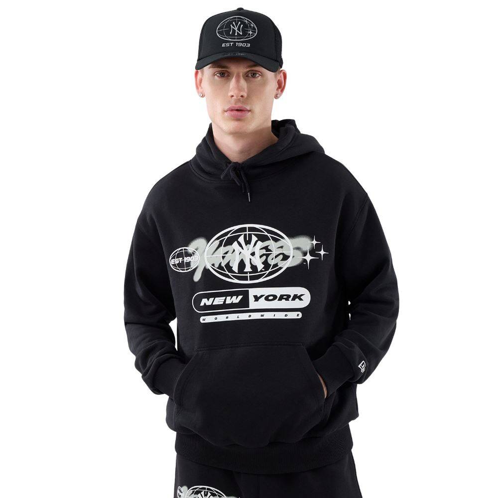 NEW ERA MLB LOGO GRAPHIC OS HOODIE NEW YORK YANKEES
