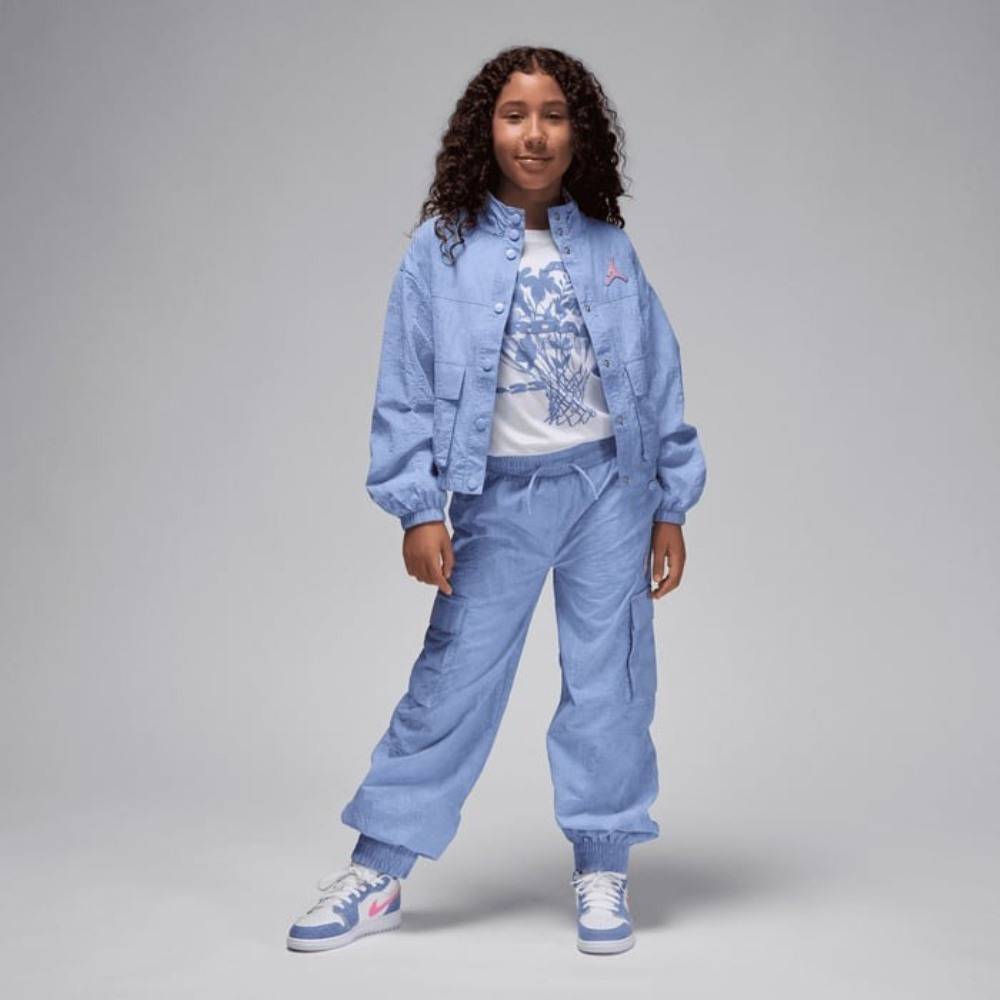 NIKE JORDAN GIRLS BLUE JEANS & BLING WOVEN