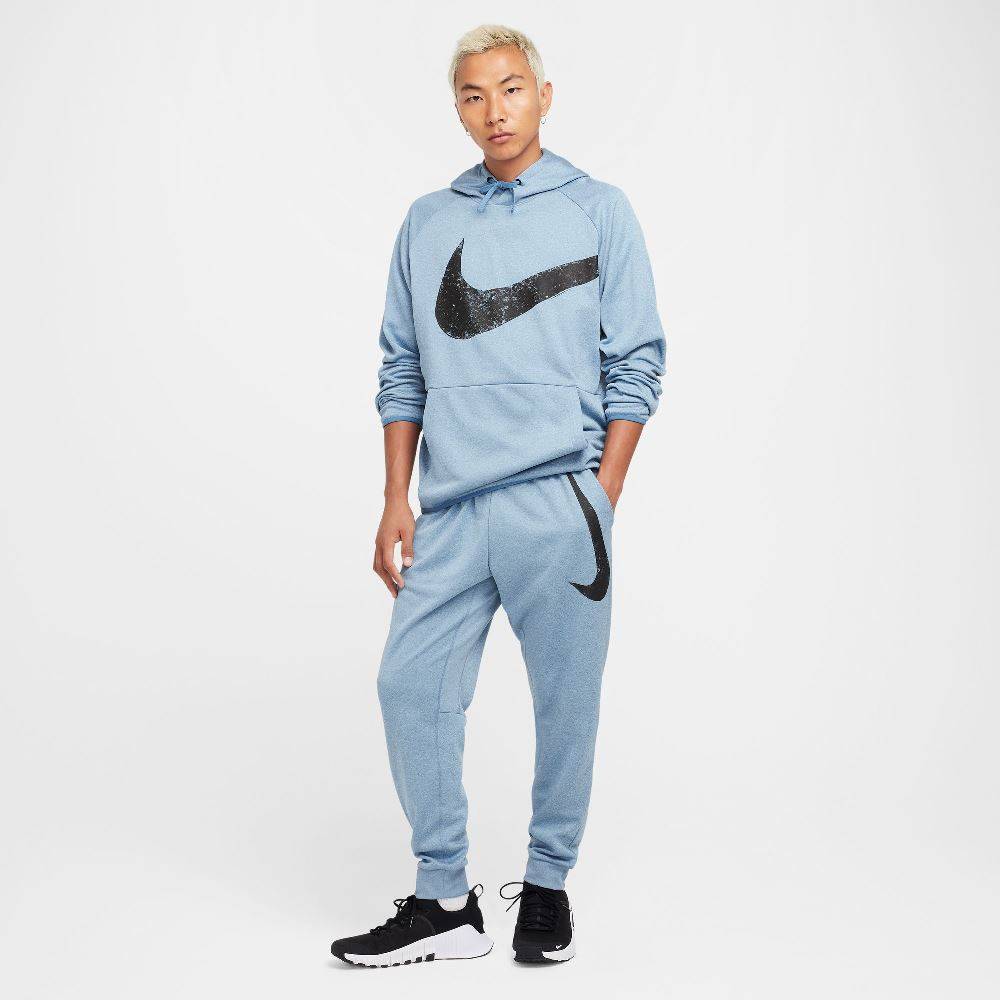 NIKE MENS SWOOSH THERMA-FIT FITNESS TROUSERS