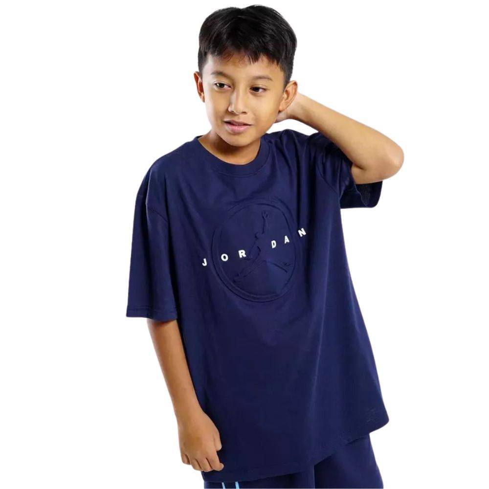 NIKE JORDAN BOYS PRACTICE TAPE EMBOSSED TEE