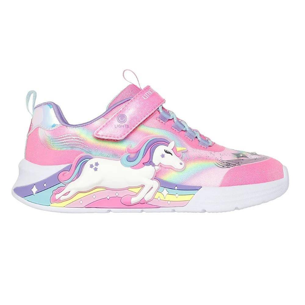 SKECHERS UNICORN CHASER - LIGHTS GIRLS SHOES