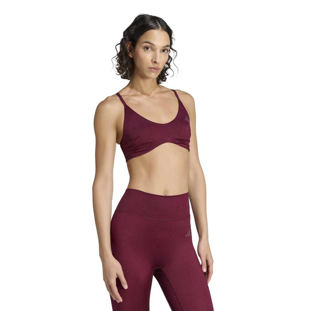 ADIDAS OPTIME ESSENTIALS WORKOUT SHINE LIGHT SUPPORT BRA