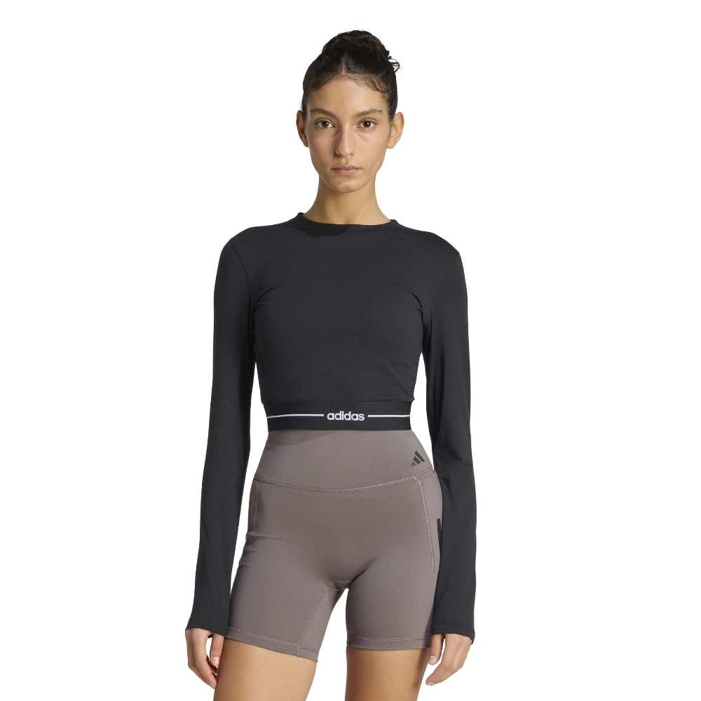 ADIDAS HYPERGLAM CROPPED LONG SLEEVE